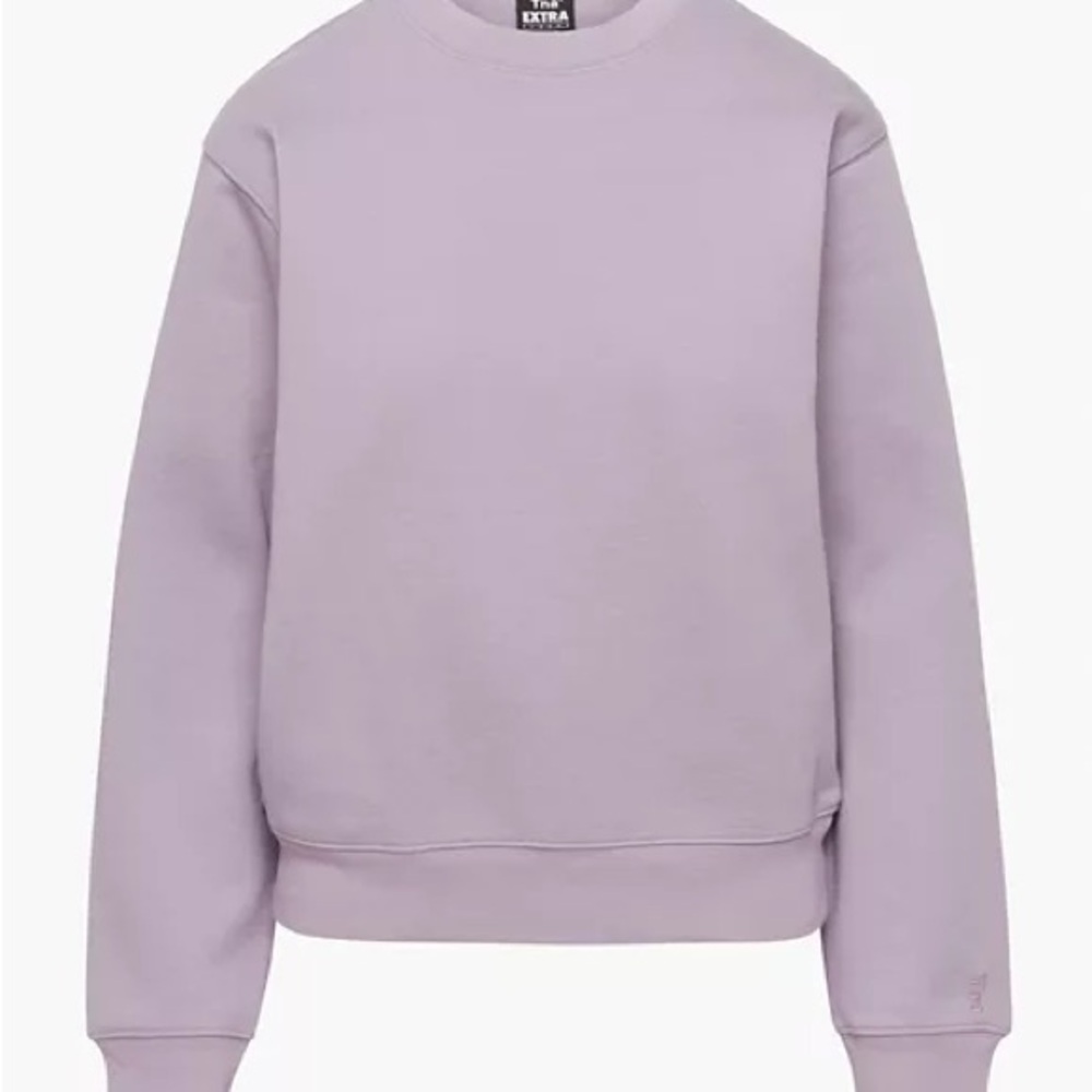 Aritzia TNA Extra Fleece Perfect Crew Sweatshirt